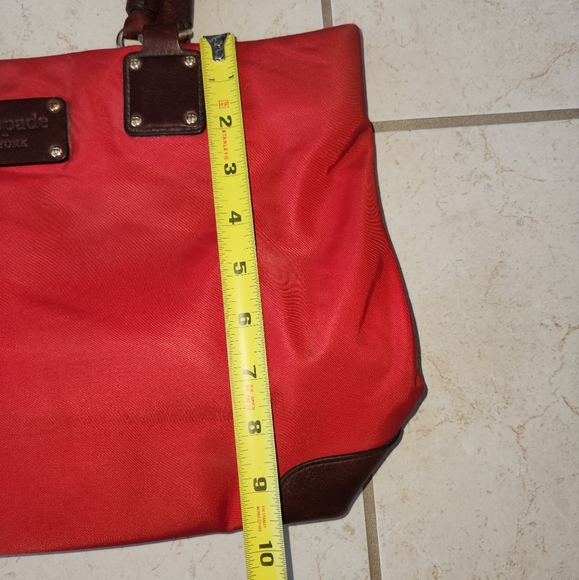 kate spade red tote purse - Picture 4 of 8